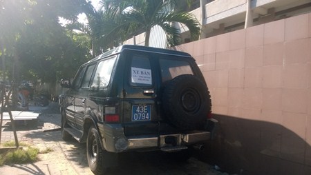 Chiếc xe được rao bán trên đường Hải Phòng