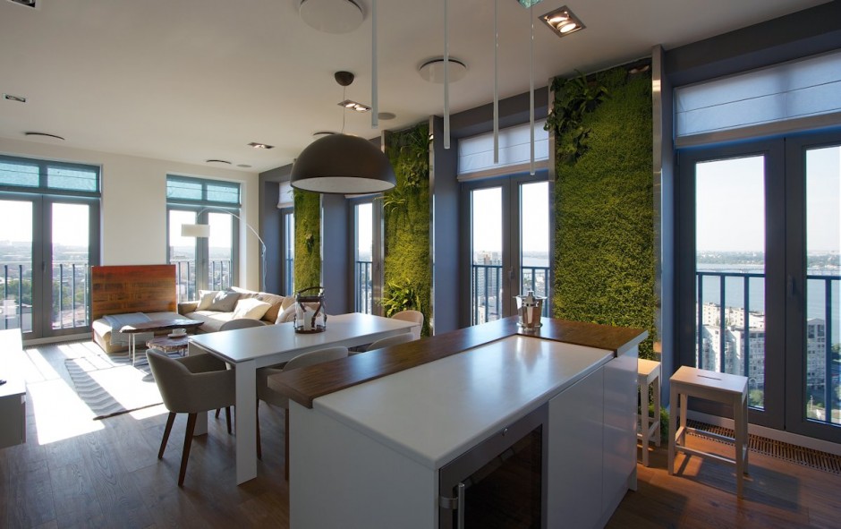 Thiết kế nội thất chung cư Hapulico không gian xanh 2