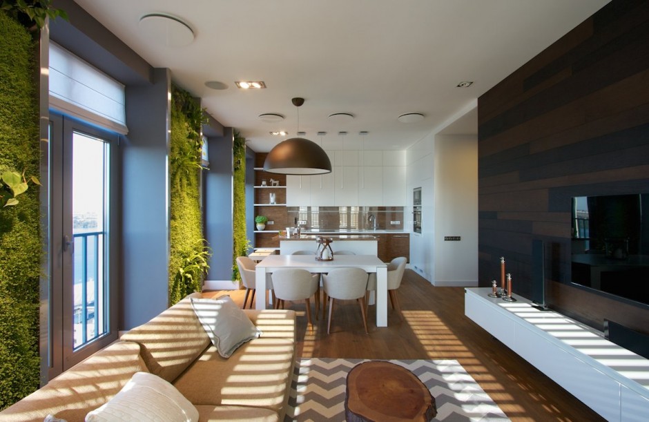 Thiết kế nội thất chung cư Hapulico không gian xanh 5