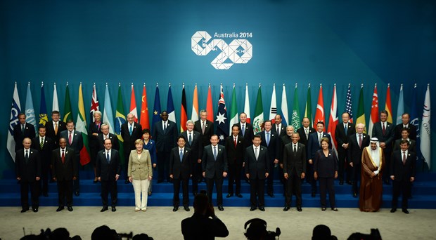 Các nhà lãnh đạo G20 tham dự hội nghị G20 tại Brisbane.