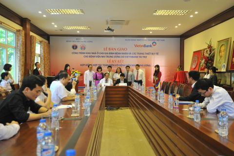 Lễ ký kết Hợp đồng hợp tác toàn diện giữa BV Nhi TW và VietinBank Chi nhánh Đống Đa 