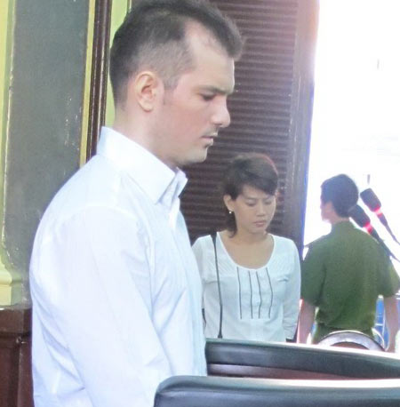 Bị cáo Ibanescu Ciprian tại tòa