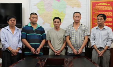 Nhóm nghi phạm mang quốc tịch Trung Quốc bị bắt giữ