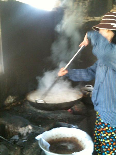 Nấu mỡ bẩn tại Hưng
Yên