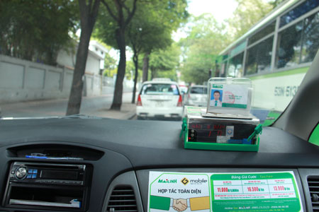 Phần lớn các hãng taxi trên địa bàn TPHCM đều kê khai giá cước mới
