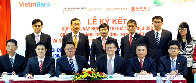 VietinBank vay 5 ngân hàng Đài Loan 139 triệu USD