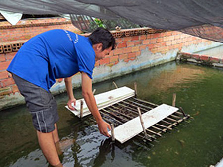 Mô hình nuôi lươn đã đem về cho tỷ phú nông dân trẻ Nguyễn Ngọc Phú hàng trăm triệu