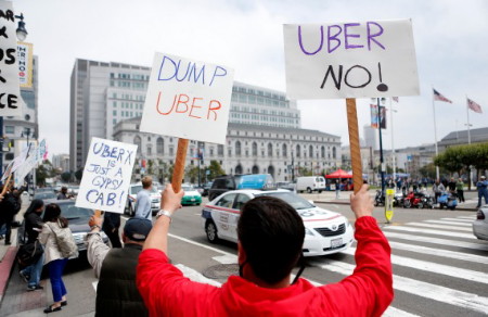 Uber đã bị cấm hoạt động tại một loạt quốc gia