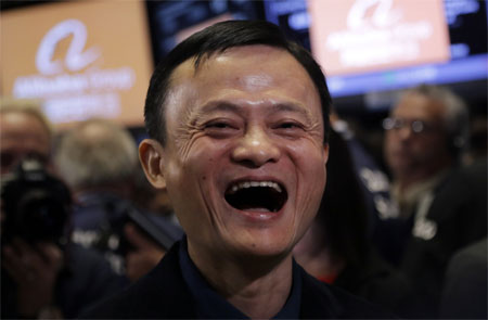 Tỷ phú Jack Ma soán ngôi giàu nhất châu Á