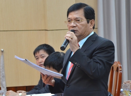 Đại biểu Lê Viết Chữ - Chủ tịch UBND tỉnh đề nghị dừng dự án đập dâng Trà Khúc.