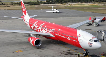 Một chiếc máy bay của AirAsia