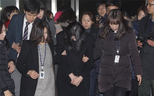 Cho Hyun-ah trong lần xuất hiện hôm 30/12/2014 - Ảnh: Getty.