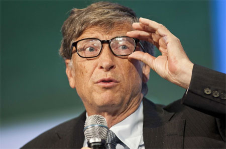 Tỷ phú giàu nhất thế giới hiện nay Bill Gates.