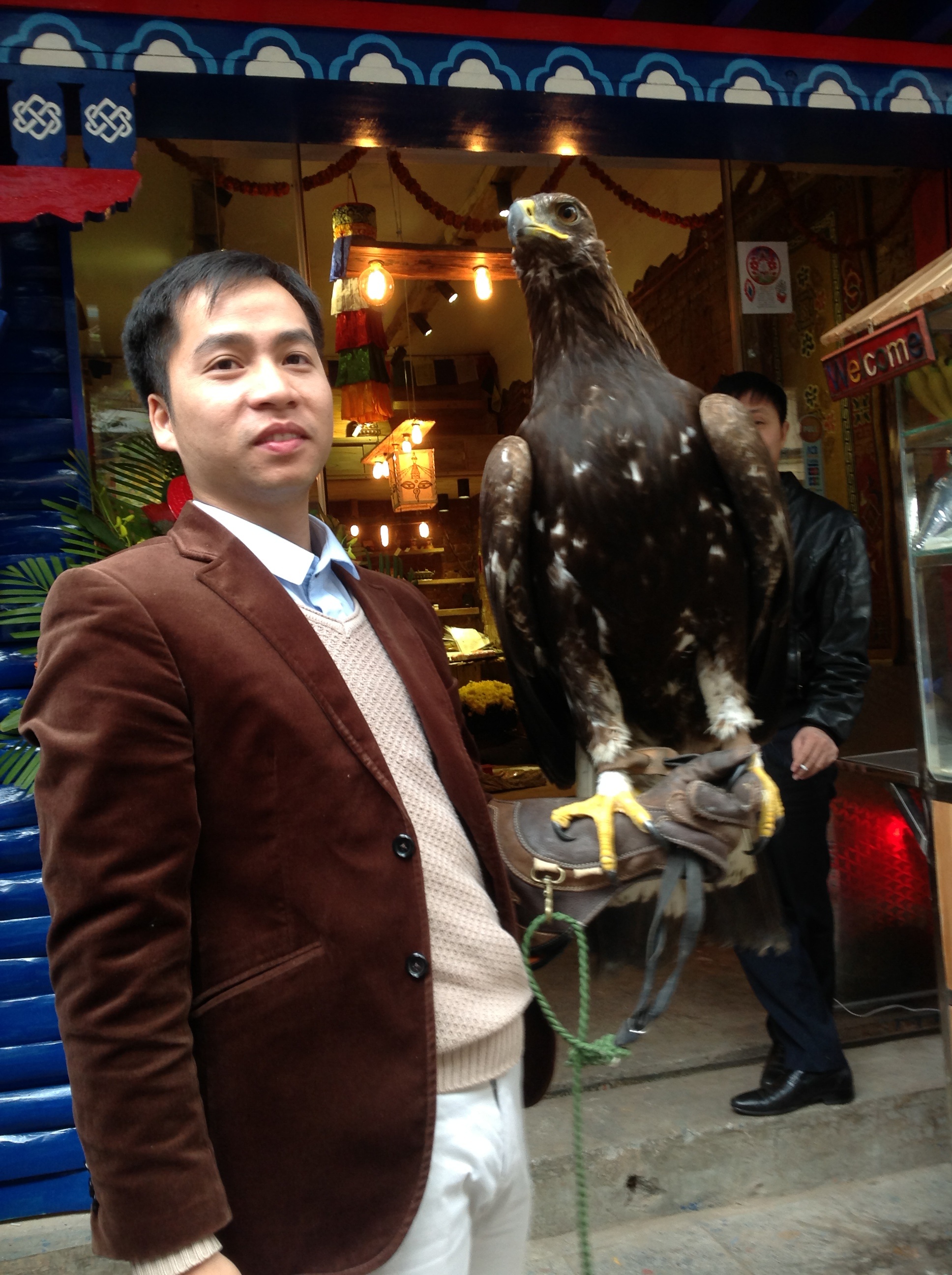Theo anh Hà, một con đại bàng Mông Cổ với đầy đủ giấy tờ có giá 10.000 USD.