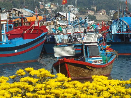 Đảo Trí Nguyên có gần 700 hộ dân với khoảng 3.000 người.