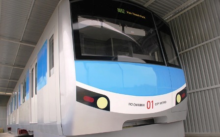 Năm 2016, TPHCM nhận bàn giao đoàn tàu điện ngầm hoàn chỉnh