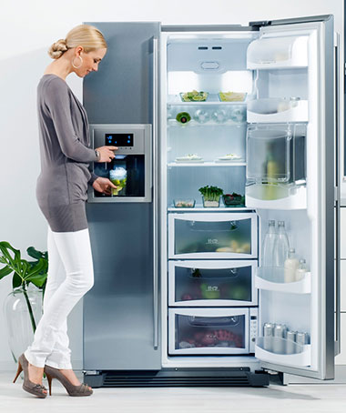 Khi chọn mua tủ lạnh cần lưu ý đến hệ thống xả tuyết, mức độ tiêu thụ điện, dung tích...
