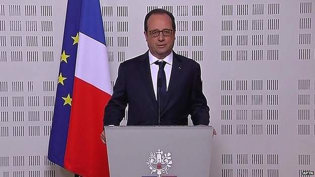 Tổng thống Pháp Hollande (Ảnh: