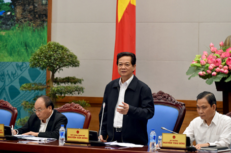 Thủ tướng Nguyễn Tấn Dũng chỉ đạo tại hội nghị đẩy mạnh CCHC