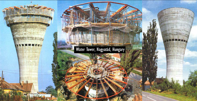 Công trình tháp nước tại Hungary.