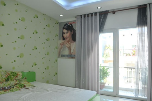 Phòng ngủ của vợ chồng MC Thanh Thảo