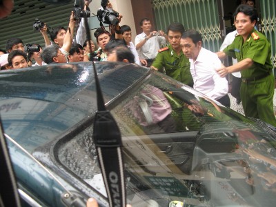 Ông Huỳnh Ngọc Sĩ bị bắt khi xảy ra vụ án PCI
