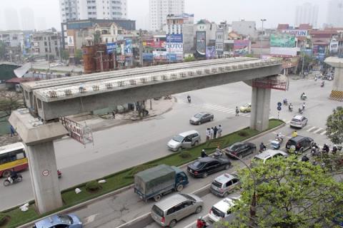Dự án đường sắt Cát Linh - Hà Đông vừa đội vốn vừa chậm tiến độ