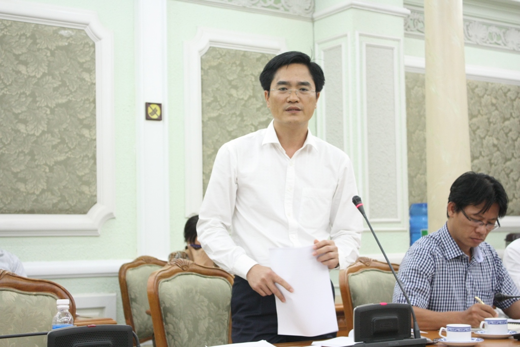 Ông Trần Quang Lâm - Phó Giám đốc Sở GTVT TPHCM.