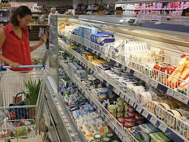 Nga chuẩn bị siết chặt lệnh cấm nhập khẩu thực phẩm châu Âu