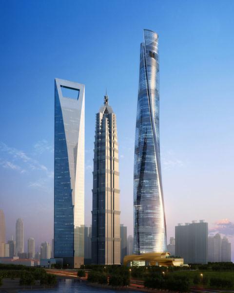 Tháp Thượng Hải “nghiễm nhiên” trở thành tòa nhà cao thứ 2 trên thế giới.