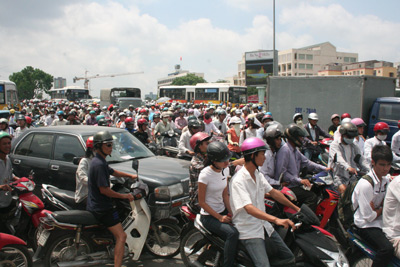 Việt Nam hiện có hơn 45 triệu xe máy đang lưu thông 