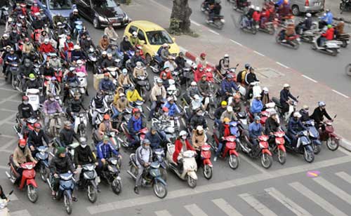 Thị trường xe máy Việt Nam đã trở nên bão hòa.