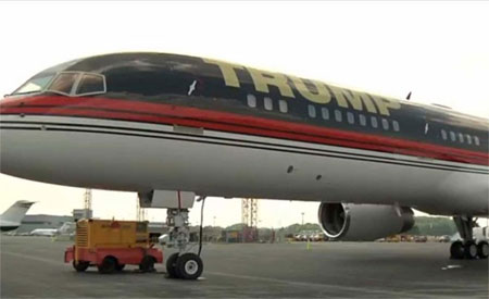 Tỷ phú Trump có một chiếc Boeing 757 giá 100 triệu USD, chưa kể nhiều máy bay khác.