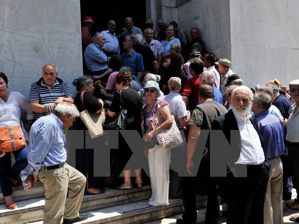 Bức tranh về “núi nợ” trị giá 242,8 tỷ euro của Hy Lạp