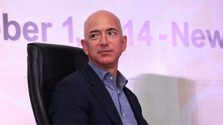 Choáng với tài sản của CEO Amazon tăng 7 tỷ USD trong 1 giờ
