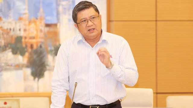 
Chủ nhiệm Uỷ ban Kinh tế Nguyễn Văn Giàu. Ảnh DN
