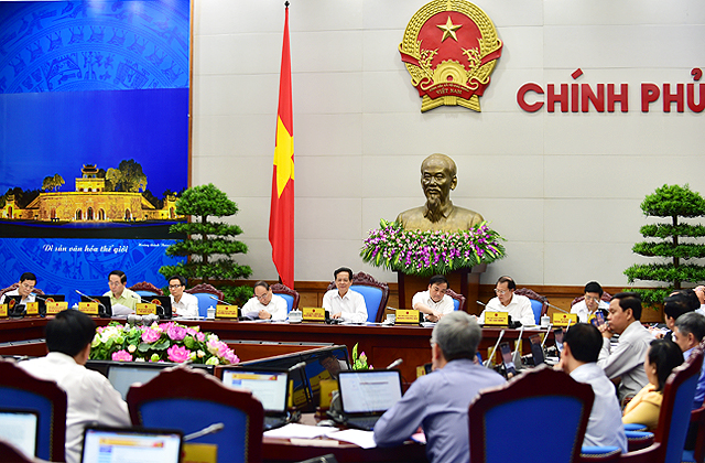 
Phiên họp thường kỳ tháng 10 của Chính phủ diễn ra trọn ngày 29/10 (ảnh: Chinhphu.vn).
