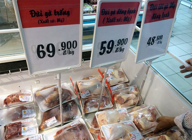 
Thịt bò, gà Mỹ giá rẻ tràn ngập thị trường năm 2015
