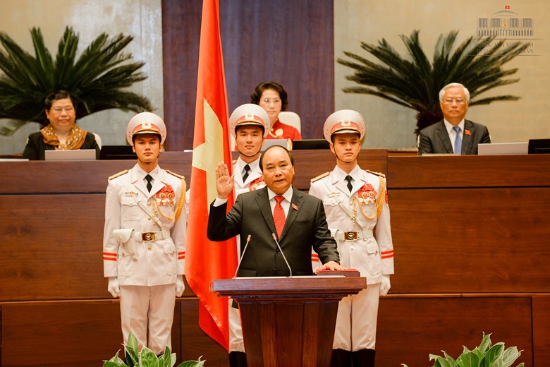 Thủ tướng Nguyễn Xuân Phúc tuyên thệ trong lễ nhậm chức