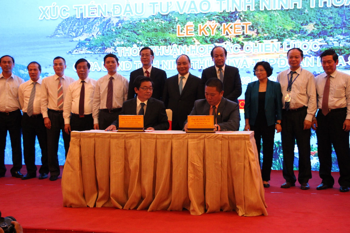Lãnh đạo Chính phủ, tỉnh Ninh Thuận chứng kiến lễ ký kết đầu tư của các doanh nghiệp