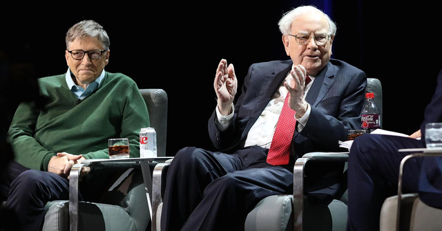 
Tình bạn lâu năm của Warren Buffett và Bill Gates. (Nguồn: Spencer Platt | Getty Images)
