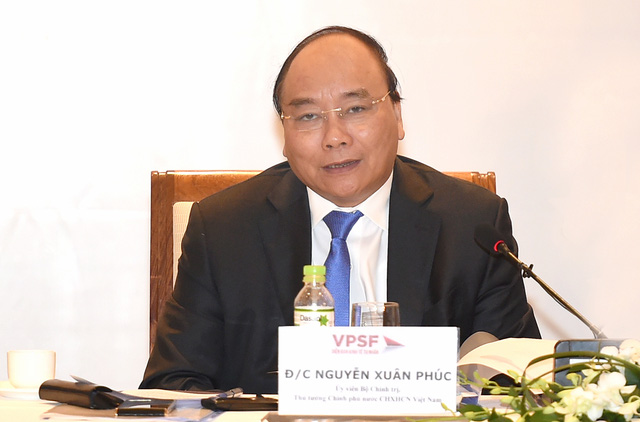 
Thủ tướng Chính phủ Nguyễn Xuân Phúc phát biểu tại Diễn đàn Kinh tế tư nhân Việt Nam sáng 31/7. Ảnh: VGP/Quang Hiếu

