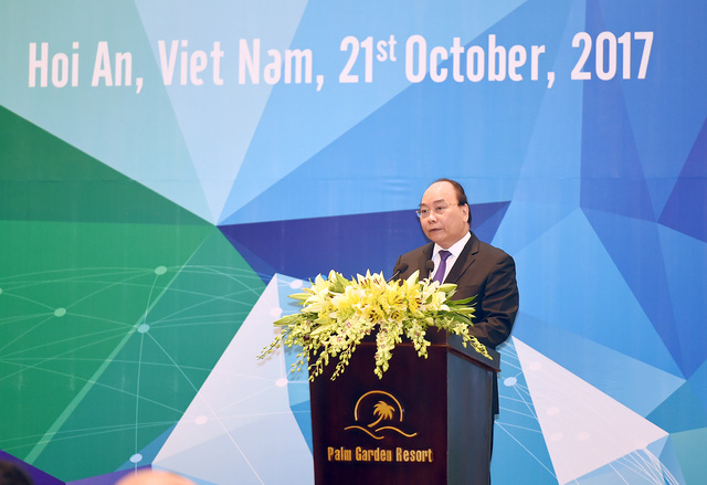 Thủ tướng phát biểu tại hội nghị Bộ trưởng Tài chính APEC 2017 sáng 21/10