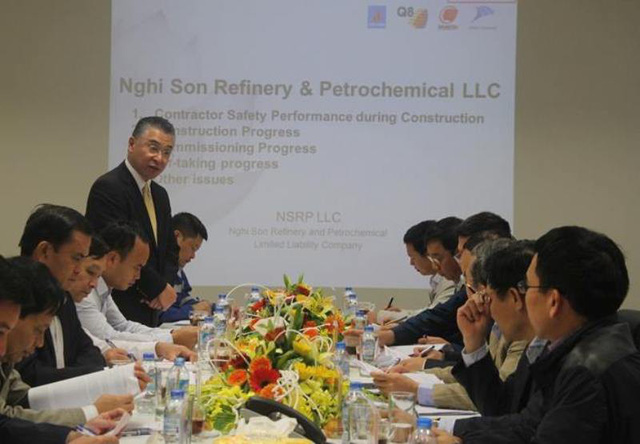 Theo báo cáo của Công ty, tính đến ngày 24/10, nhà máy Lọc hóa dầu Nghi Sơn đã vận hành thử nghiệm đạt 37%