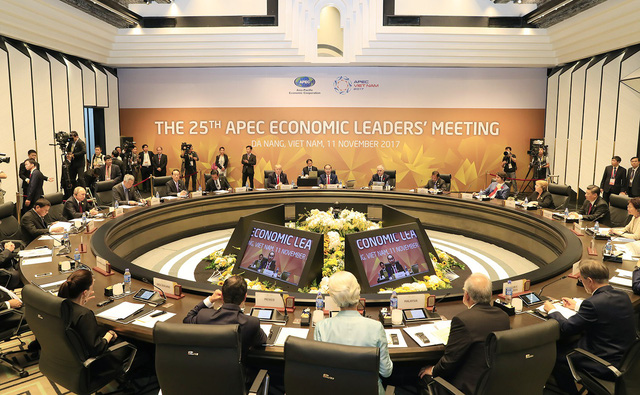 
Hội nghị các nhà lãnh đạo kinh tế APEC đã thống nhất và ra Tuyên bố Đà Nẵng.
