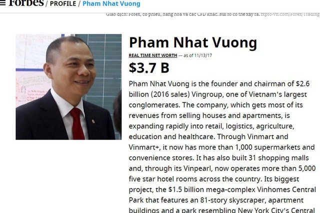 Tài sản tỷ phú Việt vượt ông Donald Trump, chi 400 tỷ đồng vợ sếp ngân hàng lọt top người giàu