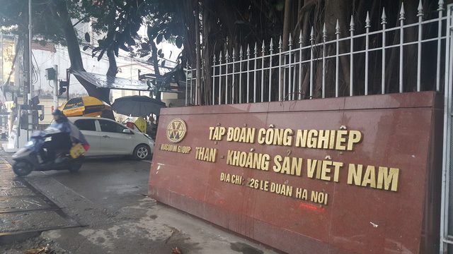 Trụ sở Tập đoàn Than-Khoáng sản Việt Nam tại số 226 Lê Duẩn, Hà Nội (Ảnh: Thế Kha).