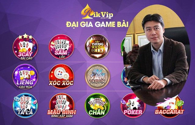 
Đánh bài trực tuyến qua hình thức game bài Rikvip. Ảnh nhỏ, ông Phan Sào Nam- nguyên Chủ tịch HĐQT VTC Online (Ảnh: Trần Thanh).
