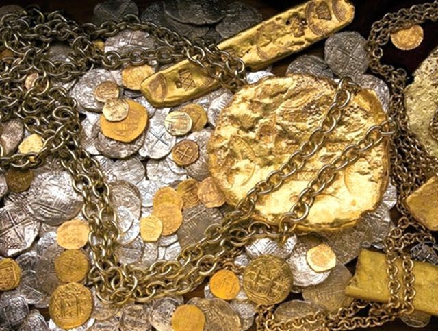 Con tàu đắm San Jose chứa 11 triệu đồng vàng và bạc, ngọc lục bảo và rất nhiều hàng hóa quý khác. (Nguồn: The Daily Coin)