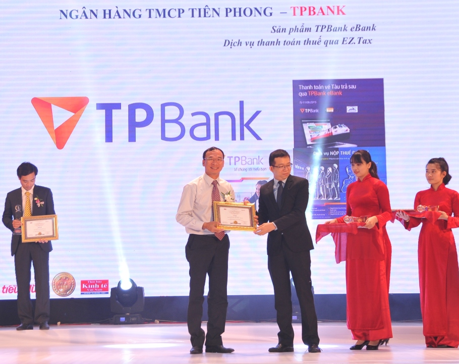 TPBank nhận cú đúp Giải thưởng Tin và Dùng Việt Nam 2015
